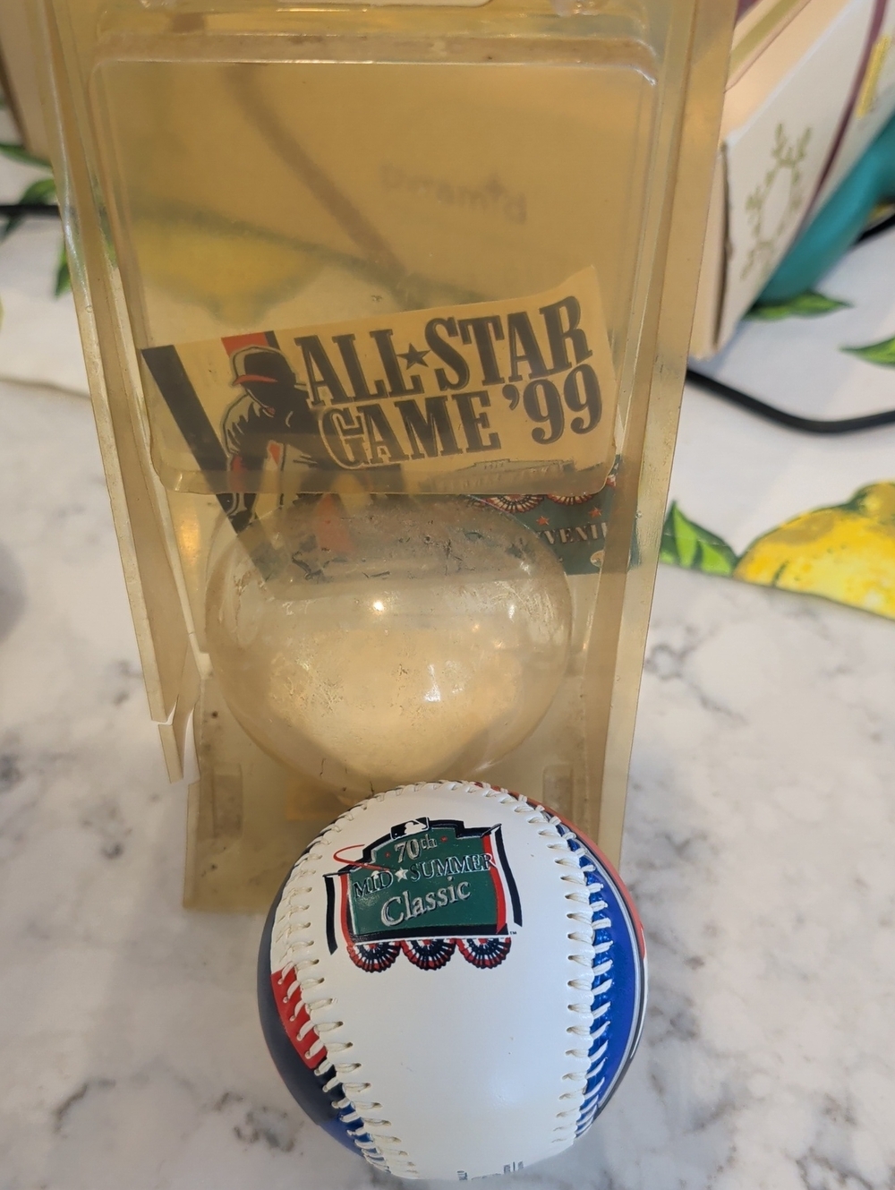 All-Star Game '99 Souvenir Baseball - White
